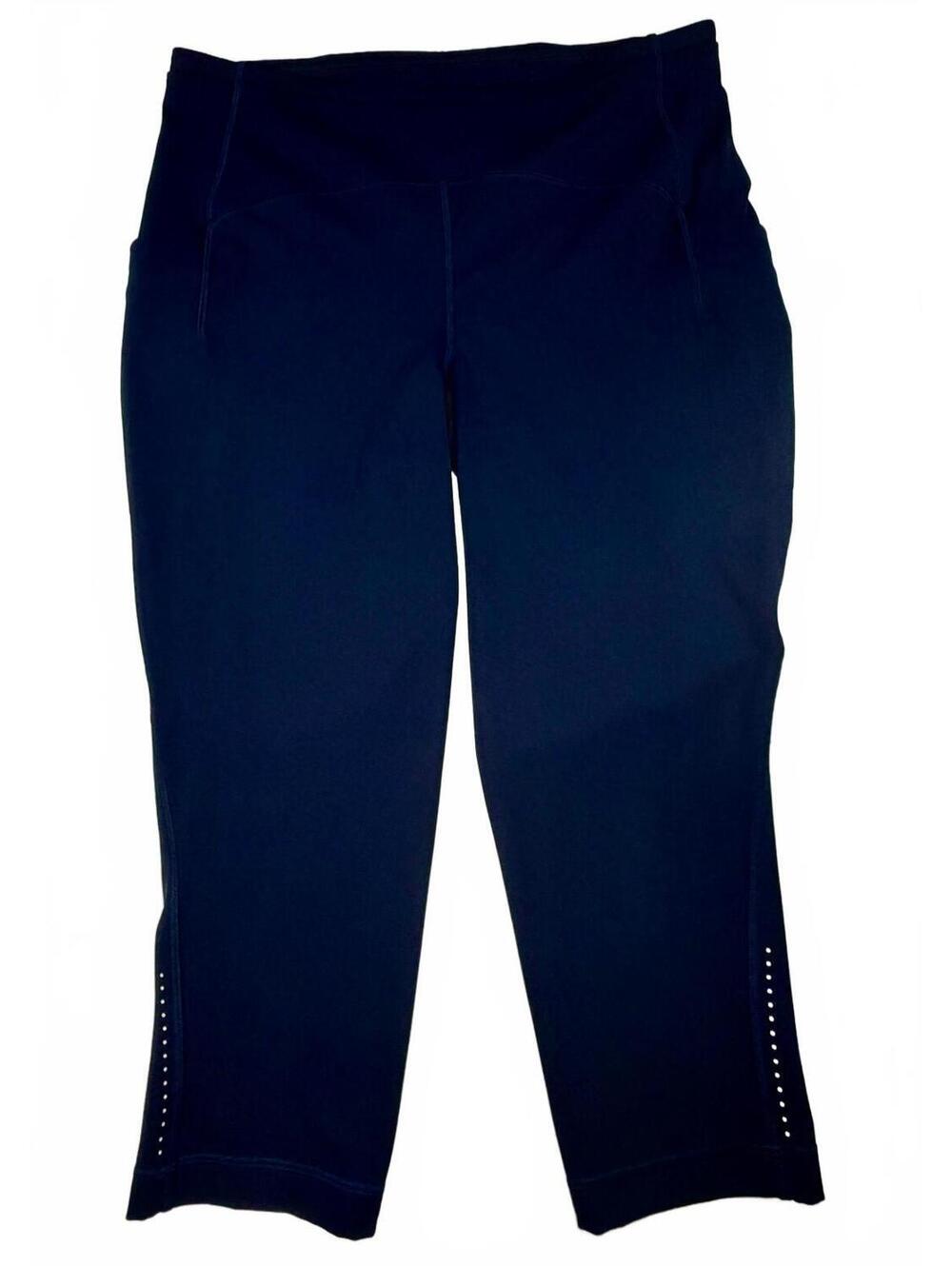 Lululemon | Swift Speed High-Rise Crop | Navy Blue Running Leggings | Size 14